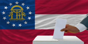 voter vote georgia flag