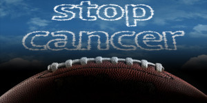 Stop cancer footbal