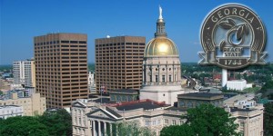 Georgia-Capitol-Peach-State-Logo