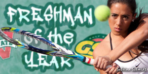 Sabrina-Schmidt-Freshman-of-the-Year-Gulf-South-Conference
