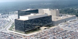 Source: Aerial view of the headquarters of the National Security Agency at Fort Meade, approximately 20 miles southwest of Baltimore, in Anne Arundel County, Maryland.  Source: The Atlantic.