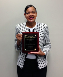 Judge Bender -Mock Trial Award