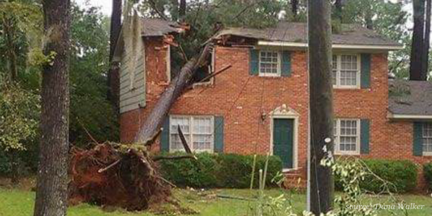 hermine vacant house damage