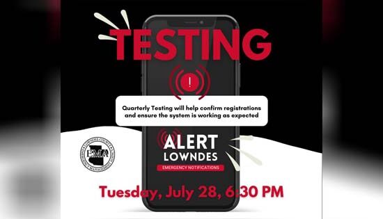 Alert Lowndes Testing - 1