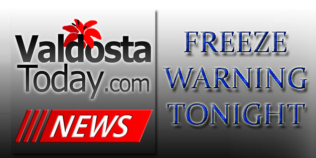 A Freeze Warning In Effect For South Georgia Tonight (1/15/26)