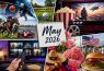 May 2026 collage: sports, cinema, celebrations.