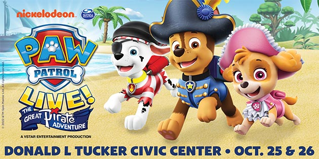 PAW Patrol Live! comes back to the Tucker Center - Valdosta Today