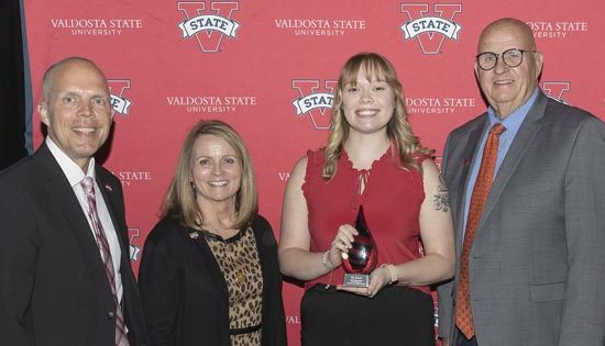 Group photo at Valdosta State University event.
