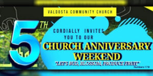 Valdosta Community Church 5th Anniversary Weekend @ J.W. Saunders Memorial Park