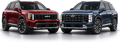 Kia Telluride and Hyundai Palisade