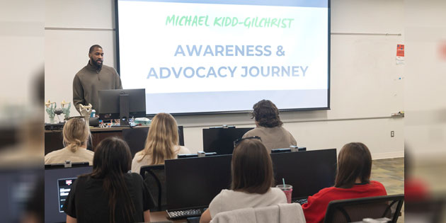 Michael Kidd-Gilchrist Inspires VSU Students